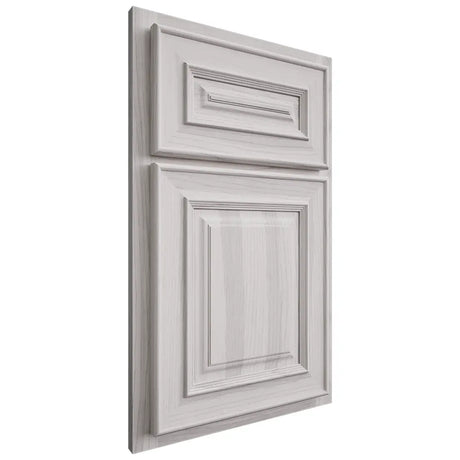 Shiloh Cabinetry Partial Overlay Portland Hickory Plain Cut Cotton Door