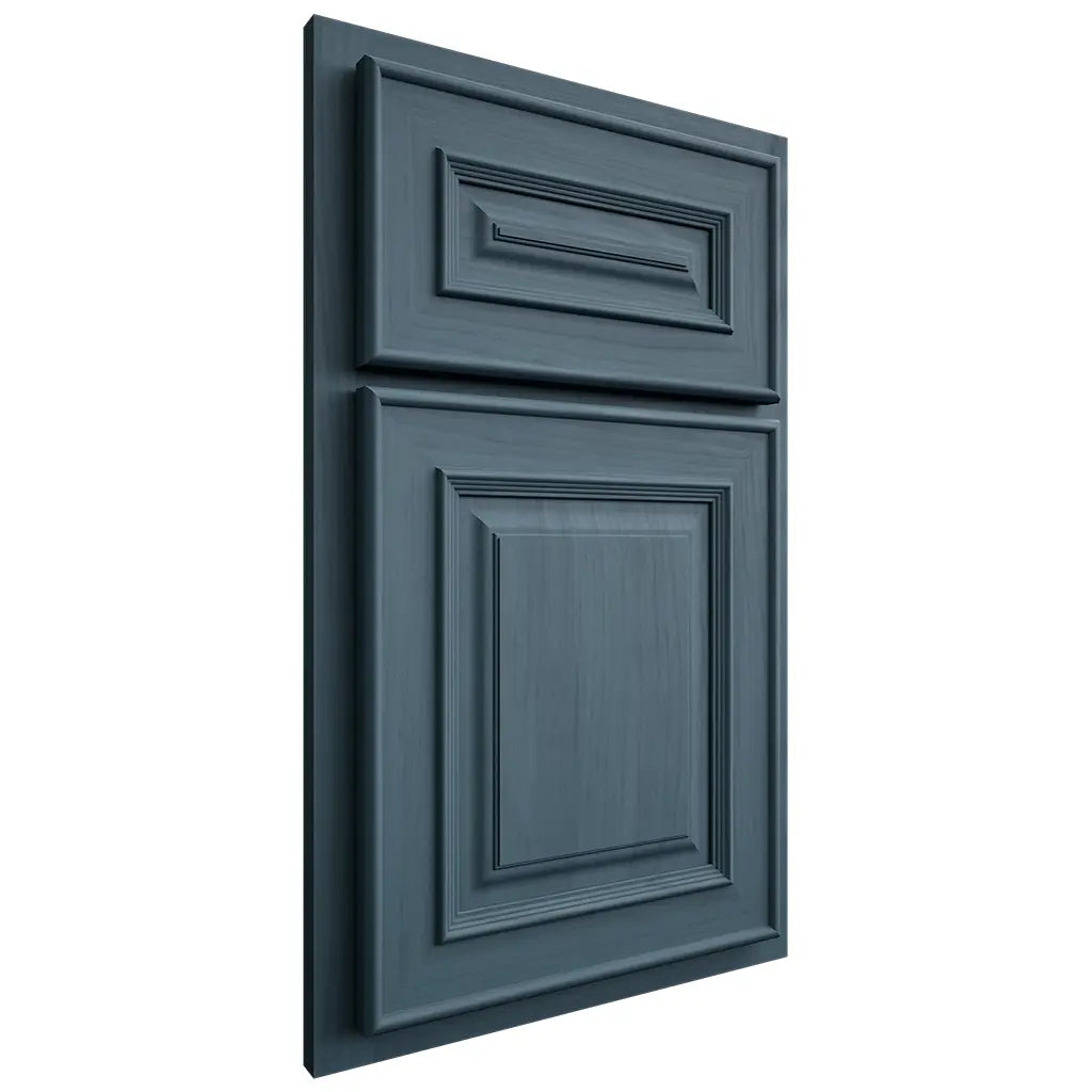 Shiloh Cabinetry Partial Overlay Portland Hickory Plain Cut Hudson Door