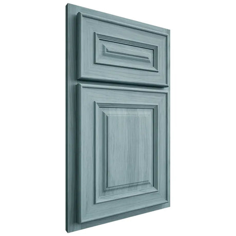Shiloh Cabinetry Partial Overlay Portland Hickory Plain Cut Sky Door