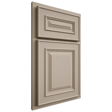 Shiloh Cabinetry Partial Overlay Portland Maple Plain Cut Pebble Door