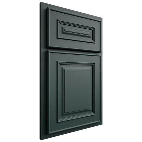 Shiloh Cabinetry Partial Overlay Portland Paintable Billiard Green Door