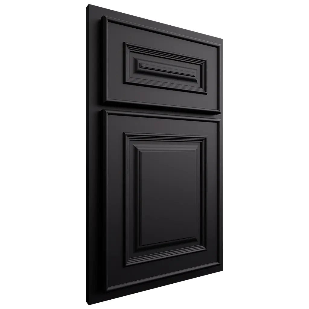 Shiloh Cabinetry Partial Overlay Portland Paintable Black Door