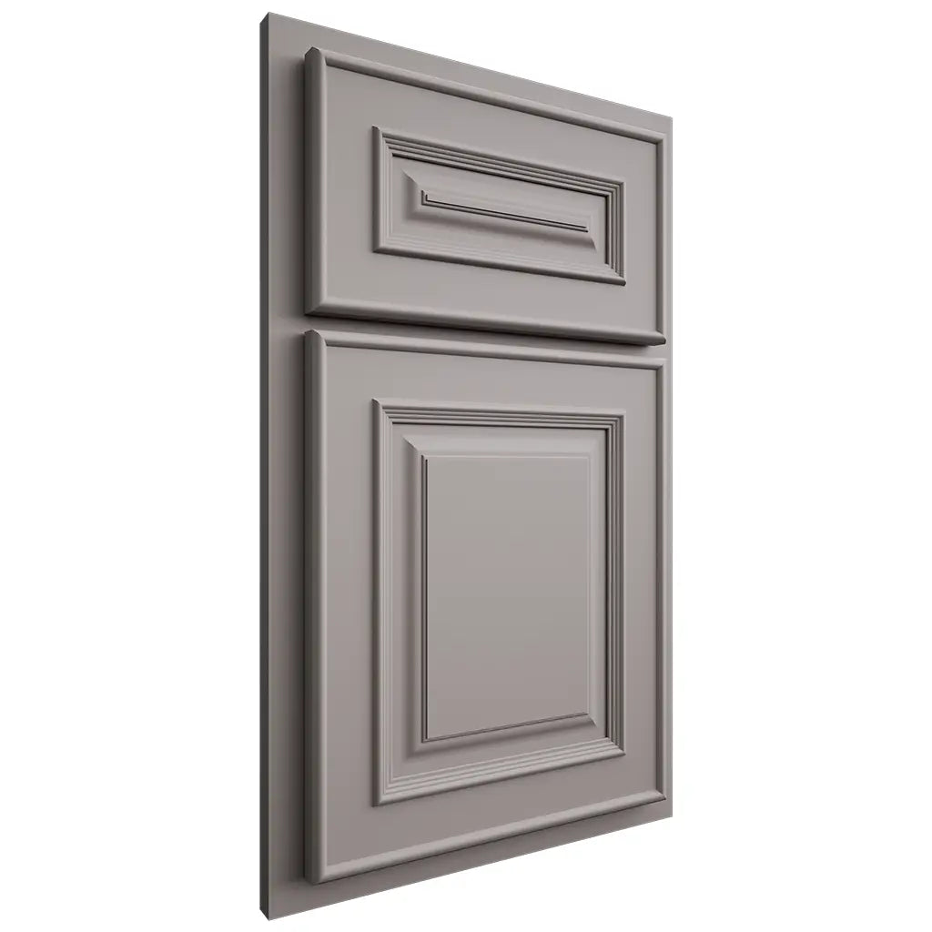 Shiloh Cabinetry Partial Overlay Portland Paintable Dovetail Gray Door