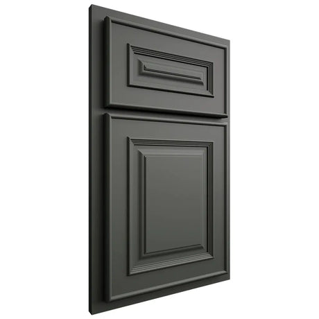 Shiloh Cabinetry Partial Overlay Portland Paintable Pewter Green Door