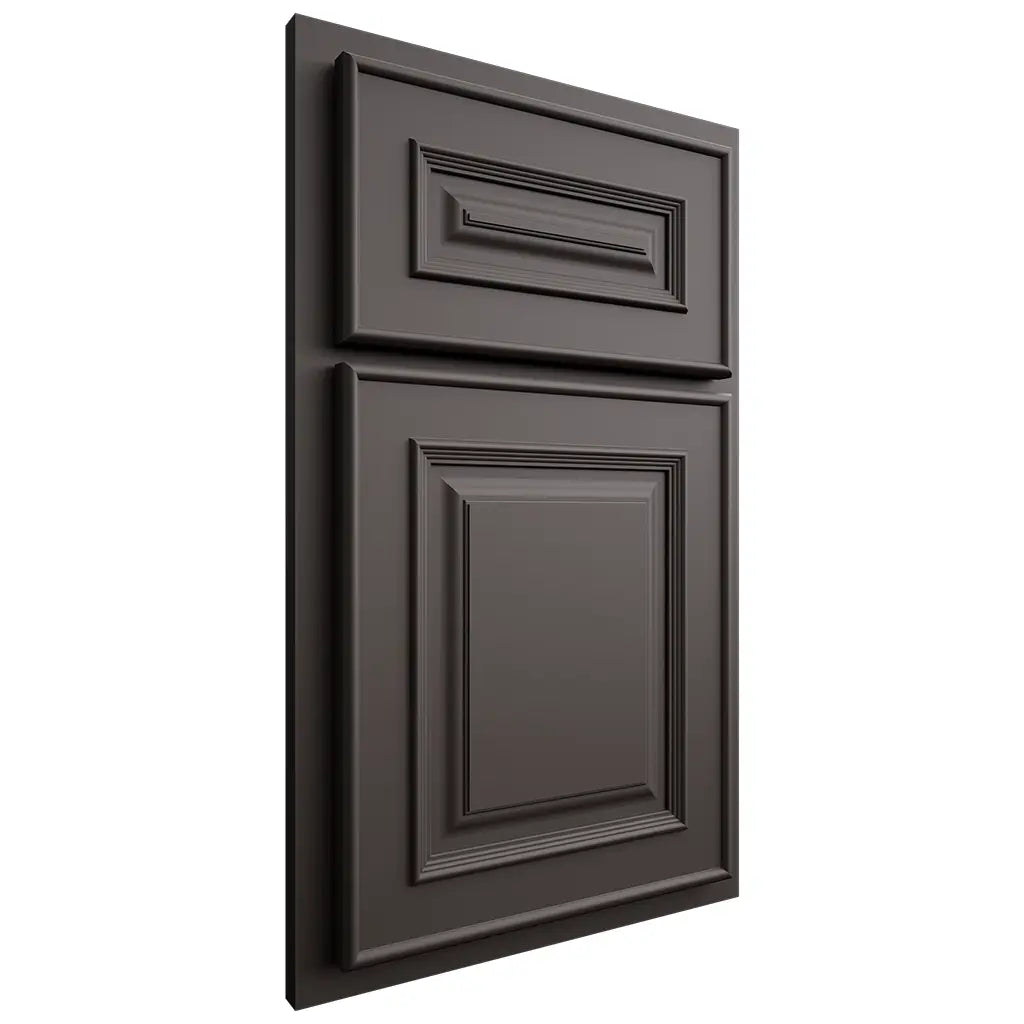 Shiloh Cabinetry Partial Overlay Portland Paintable Urbane Bronze Door