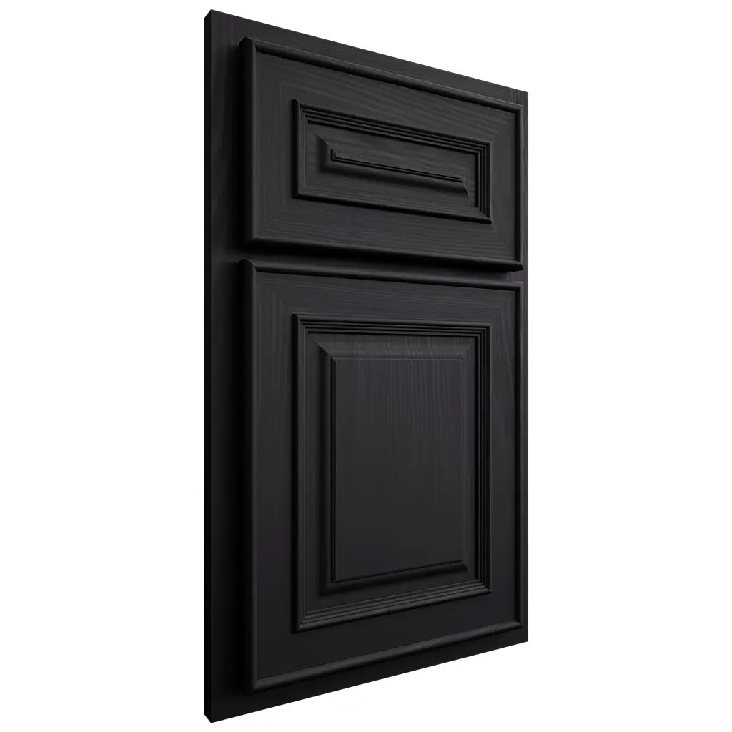 Shiloh Cabinetry Partial Overlay Portland Poplar Plain Cut Harbor Door