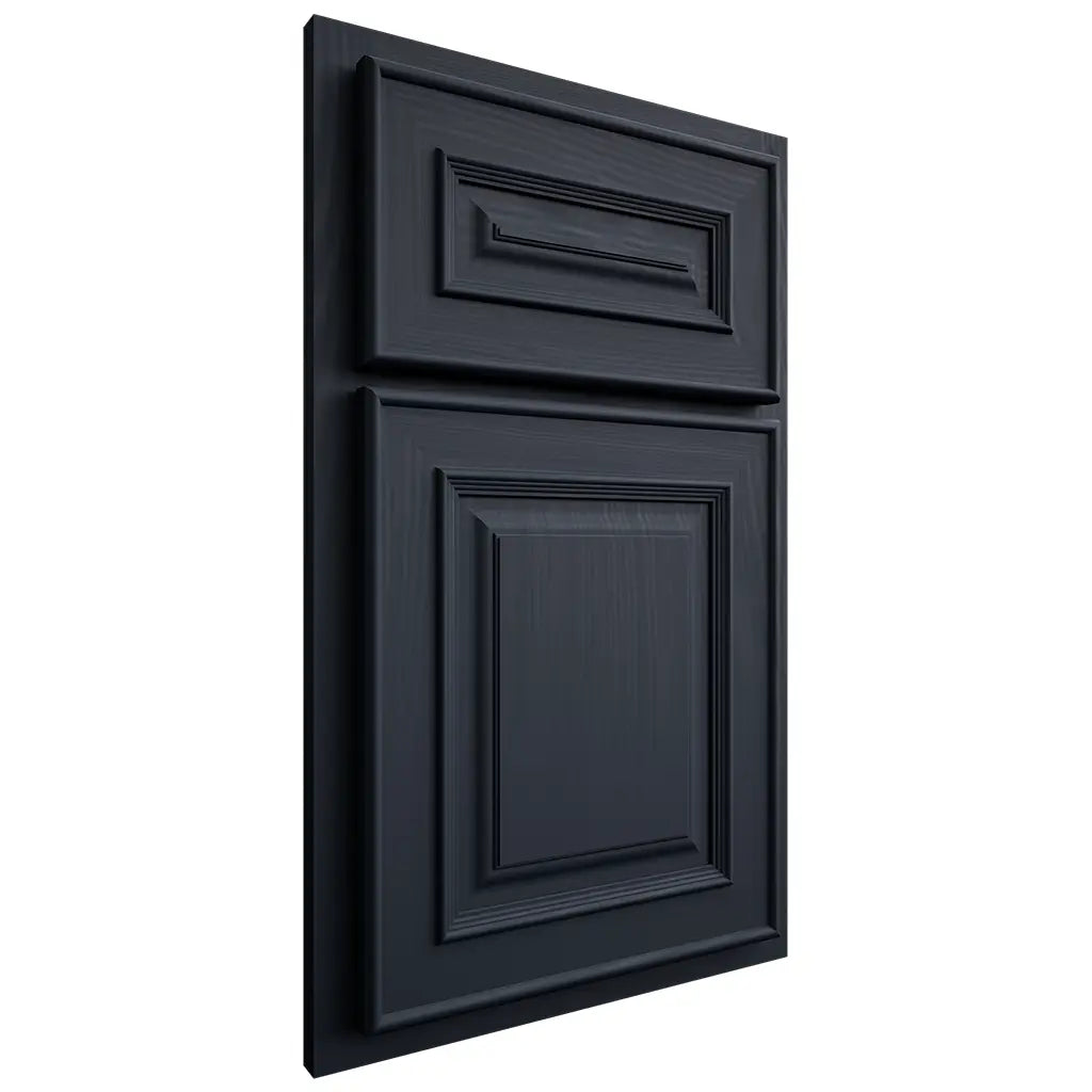 Shiloh Cabinetry Partial Overlay Portland Poplar Plain Cut Hudson Door