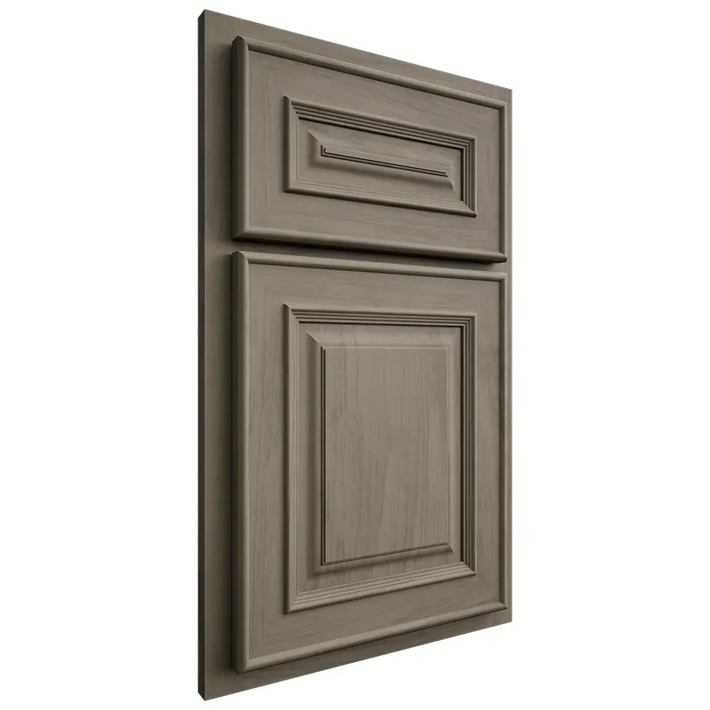 Shiloh Cabinetry Partial Overlay Portland Poplar Plain Cut Sterling Door