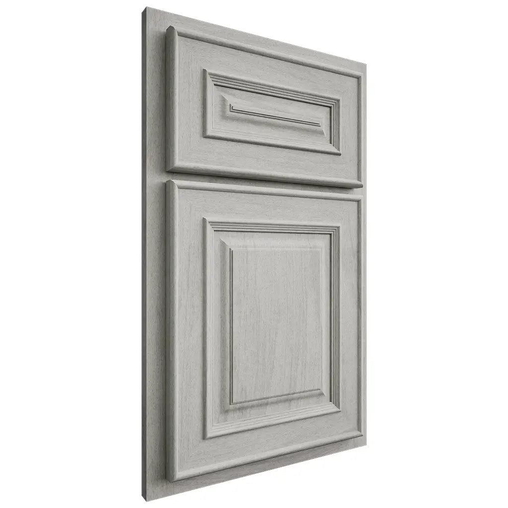 Shiloh Cabinetry Partial Overlay Portland Poplar Plain Cut Stratus Door