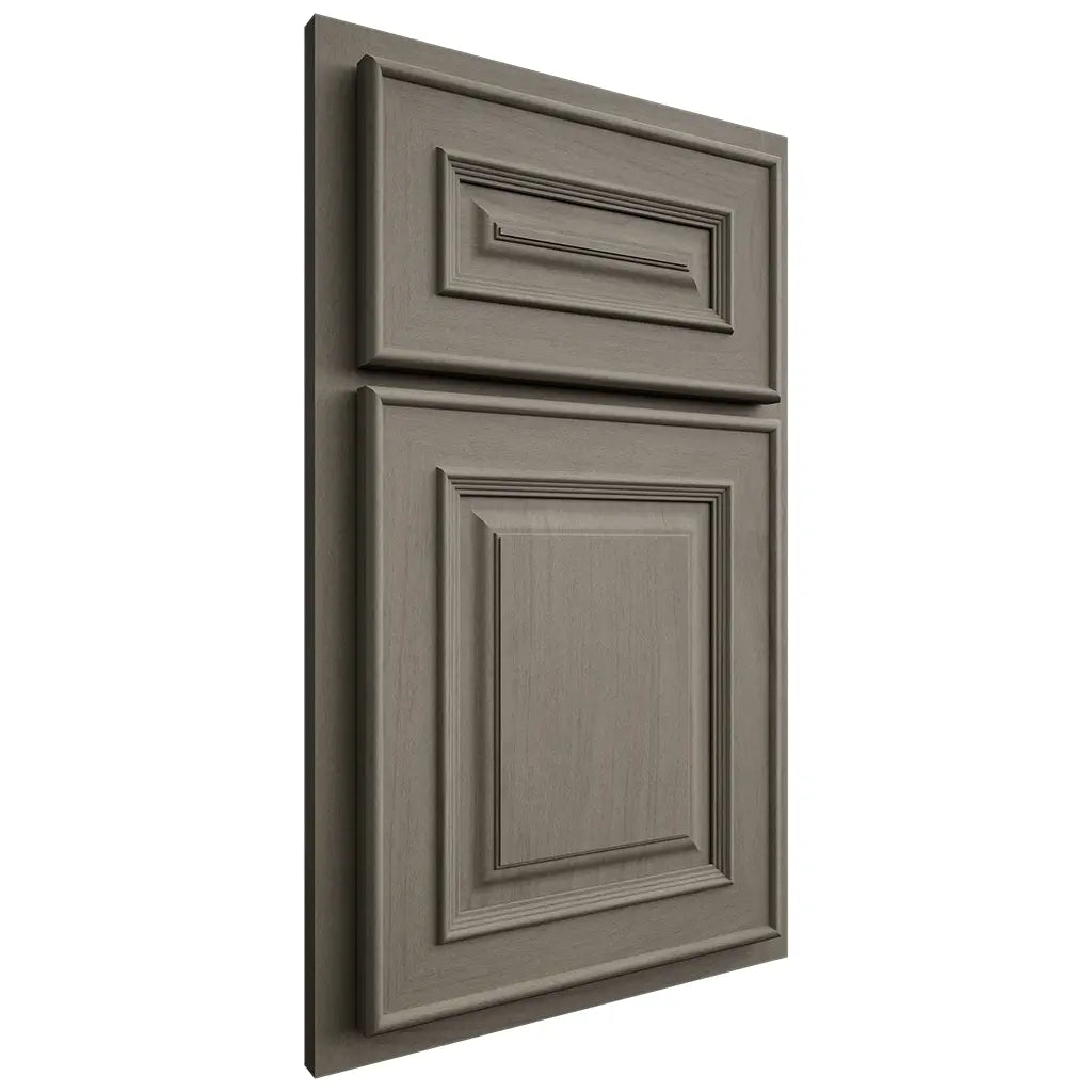 Shiloh Cabinetry Partial Overlay Portland Poplar Plain Cut Thyme Door