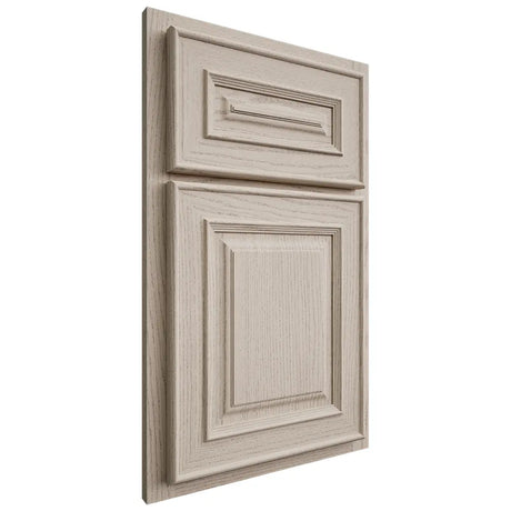 Shiloh Cabinetry Partial Overlay Portland Walnut Plain Cut Seagull Door