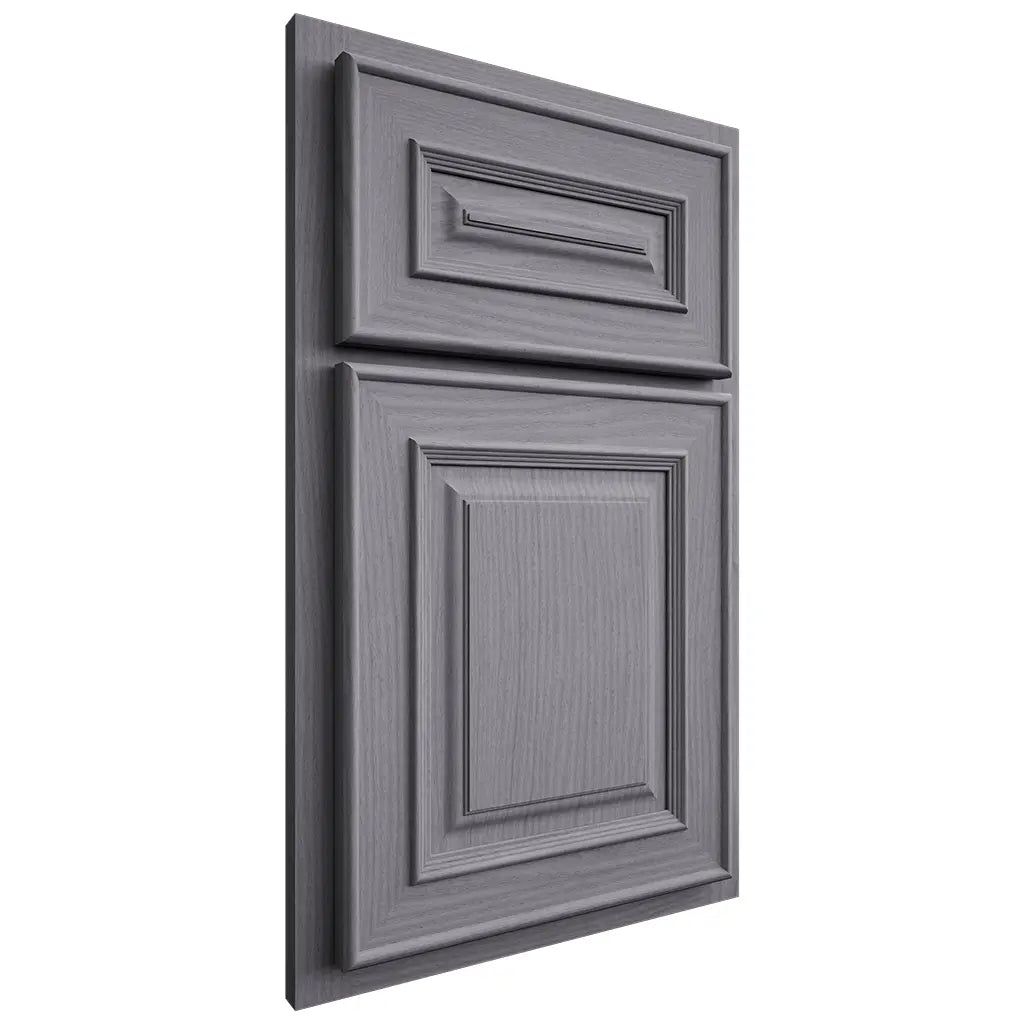 Shiloh Cabinetry Partial Overlay Portland White Oak Plain Cut Cadet Door