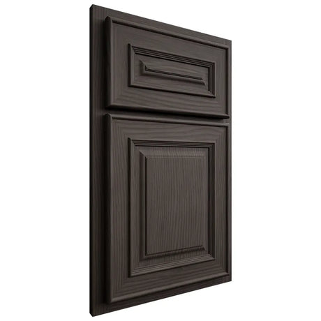 Shiloh Cabinetry Partial Overlay Portland White Oak Plain Cut Creekside Door