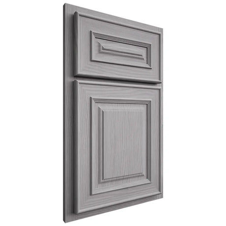 Shiloh Cabinetry Partial Overlay Portland White Oak Plain Cut Stratus Door