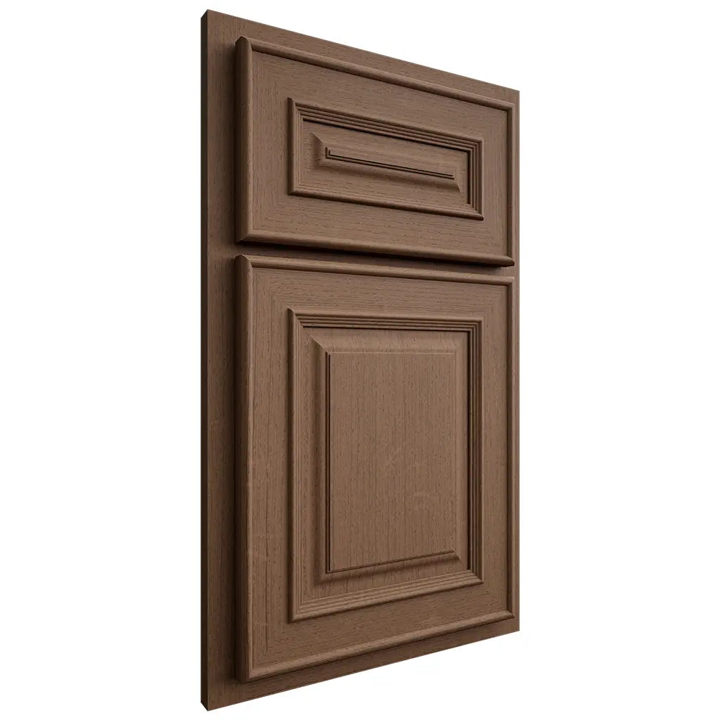Shiloh Cabinetry Partial Overlay Portland White Oak Quarter Sawn Autumn Door