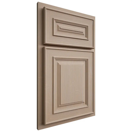 Shiloh Cabinetry Partial Overlay Portland White Oak Quarter Sawn Straw Door