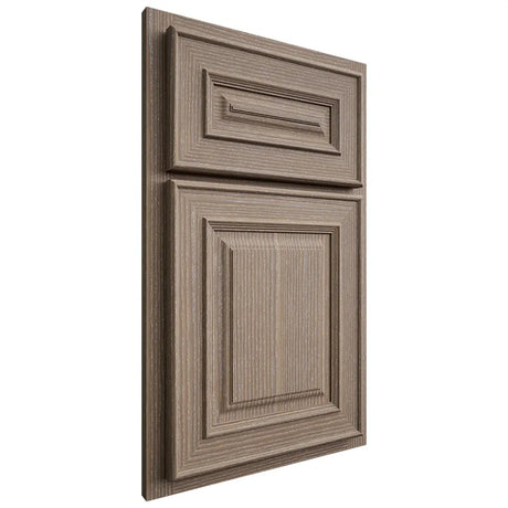 Shiloh Cabinetry Partial Overlay Portland White Oak Rift Cut Almond Door