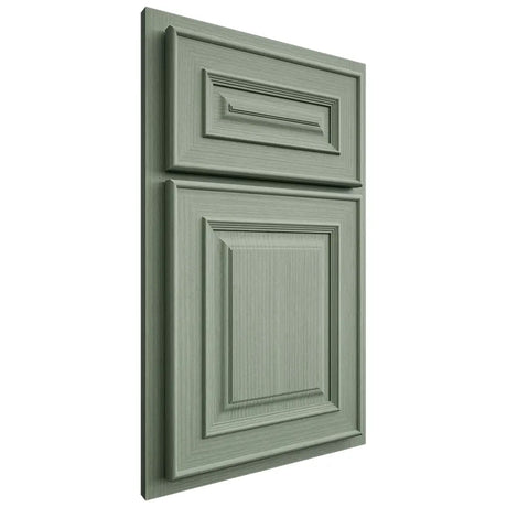 Shiloh Cabinetry Partial Overlay Portland White Oak Rift Cut Moss Door