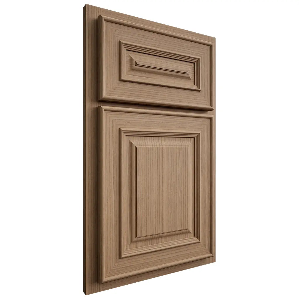 Shiloh Cabinetry Partial Overlay Portland White Oak Rift Cut Natural Door