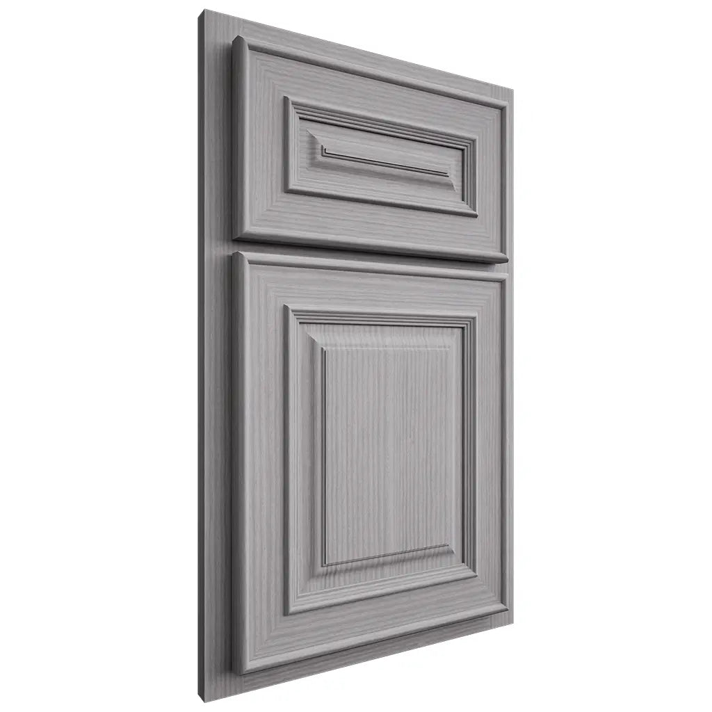 Shiloh Cabinetry Partial Overlay Portland White Oak Rift Cut Stratus Door