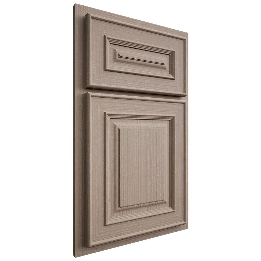 Shiloh Cabinetry Partial Overlay Portland White Oak Rift Cut Whitewash Door