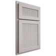Shiloh Cabinetry Partial Overlay Reeded Malibu Paintable Amazing Gray Door