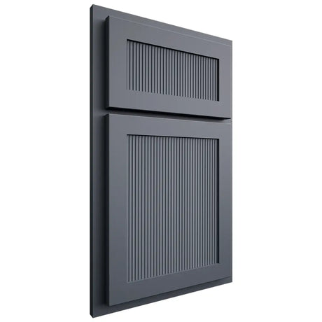 Shiloh Cabinetry Partial Overlay Reeded Malibu Paintable Slate Tile Door