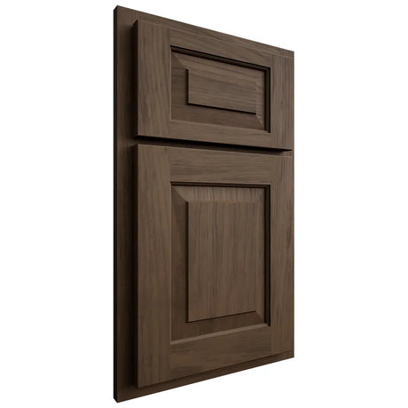 Shiloh Cabinetry Partial Overlay Richmond Alder Plain Cut Caviar Door