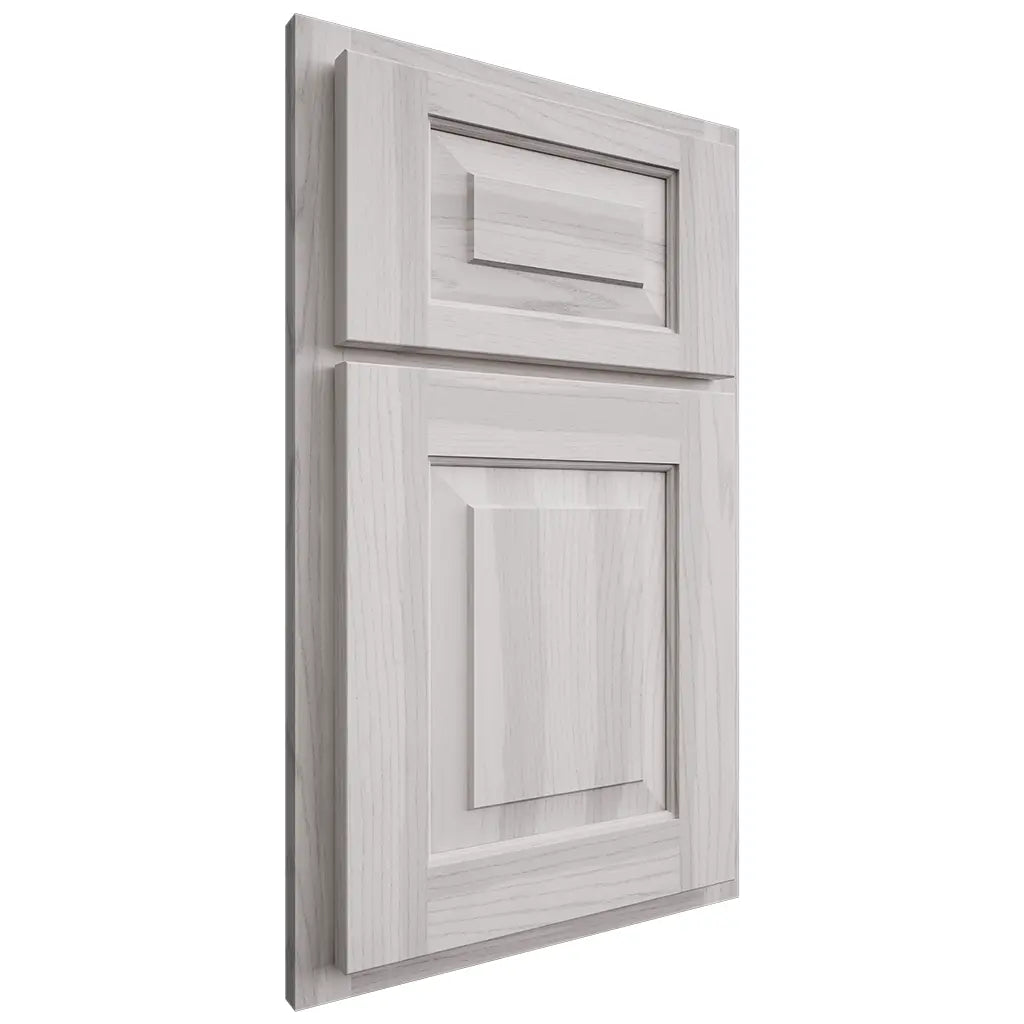 Shiloh Cabinetry Partial Overlay Richmond Hickory Plain Cut Cotton Door