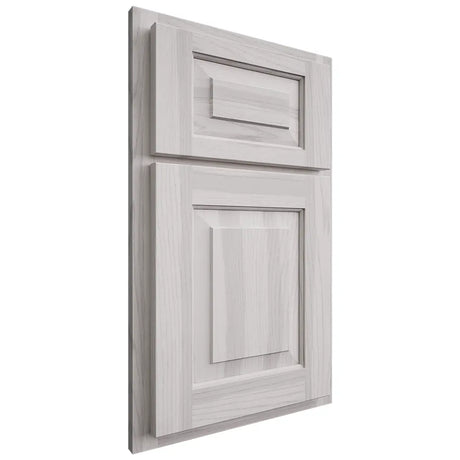 Shiloh Cabinetry Partial Overlay Richmond Hickory Plain Cut Cotton Door