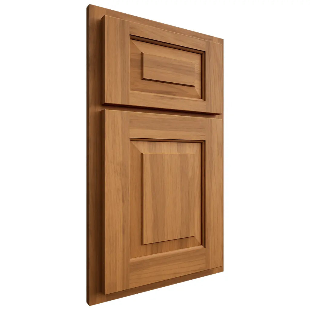 Shiloh Cabinetry Partial Overlay Richmond Hickory Plain Cut Medium Door