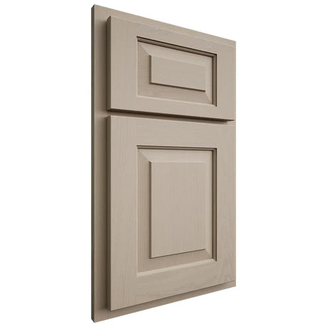 Shiloh Cabinetry Partial Overlay Richmond Maple Plain Cut Pebble Door