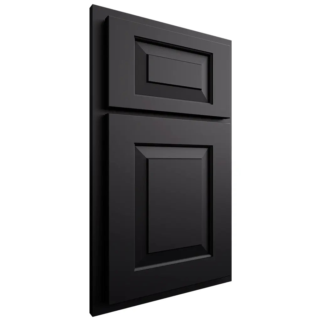 Shiloh Cabinetry Partial Overlay Richmond Paintable Black Door