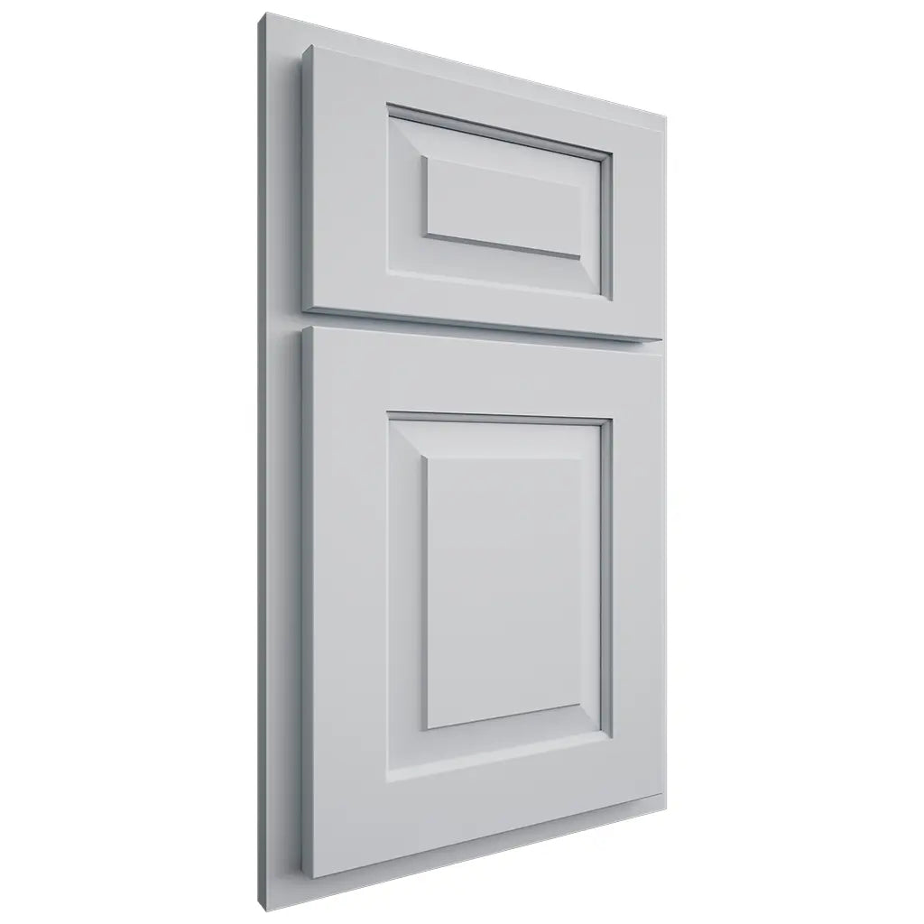 Shiloh Cabinetry Partial Overlay Richmond Paintable Niebla Azul Door