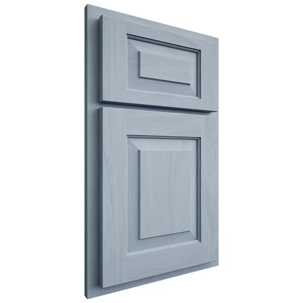 Shiloh Cabinetry Partial Overlay Richmond Poplar Plain Cut Sky Door