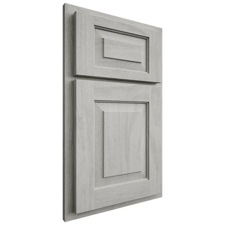 Shiloh Cabinetry Partial Overlay Richmond Poplar Plain Cut Stratus Door