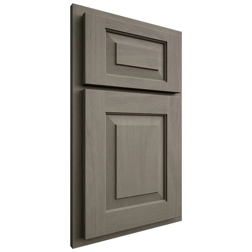 Shiloh Cabinetry Partial Overlay Richmond Poplar Plain Cut Thyme Door
