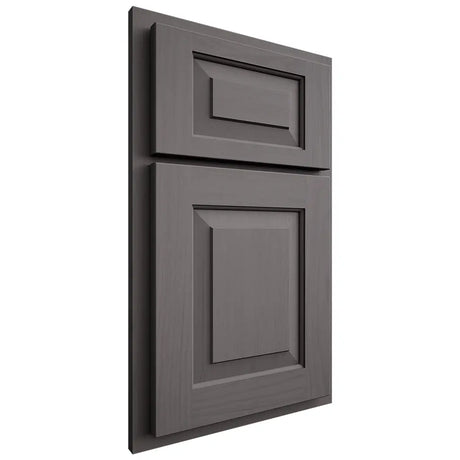 Shiloh Cabinetry Partial Overlay Richmond Walnut Plain Cut Cadet Door