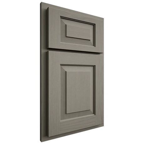 Shiloh Cabinetry Partial Overlay Richmond Walnut Plain Cut Thyme Door