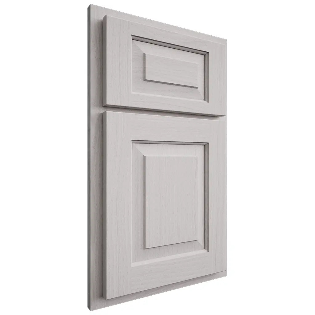 Shiloh Cabinetry Partial Overlay Richmond White Oak Plain Cut Cotton Door