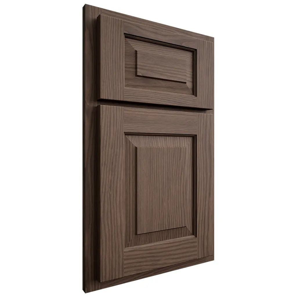 Shiloh Cabinetry Partial Overlay Richmond White Oak Plain Cut Mineral Door