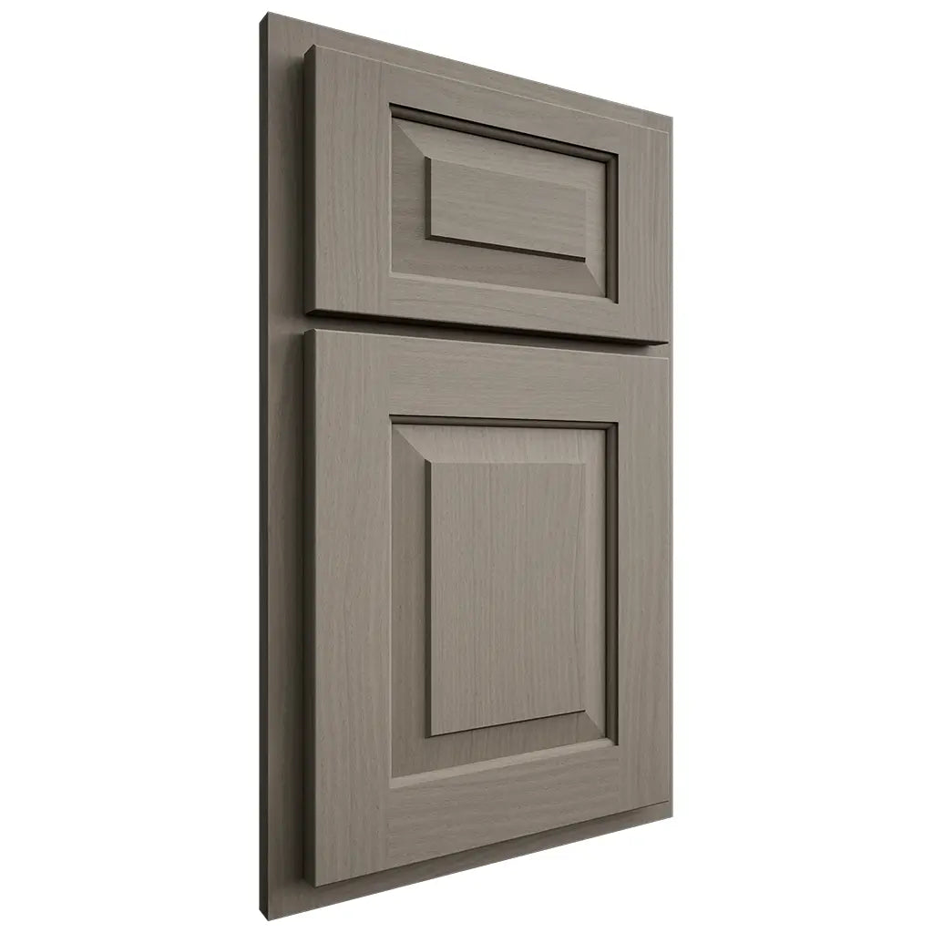 Shiloh Cabinetry Partial Overlay Richmond White Oak Plain Cut Thyme Door