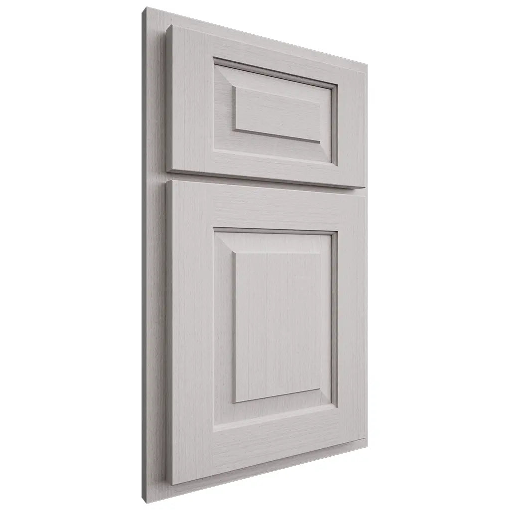 Shiloh Cabinetry Partial Overlay Richmond White Oak Quarter Sawn Cotton Door