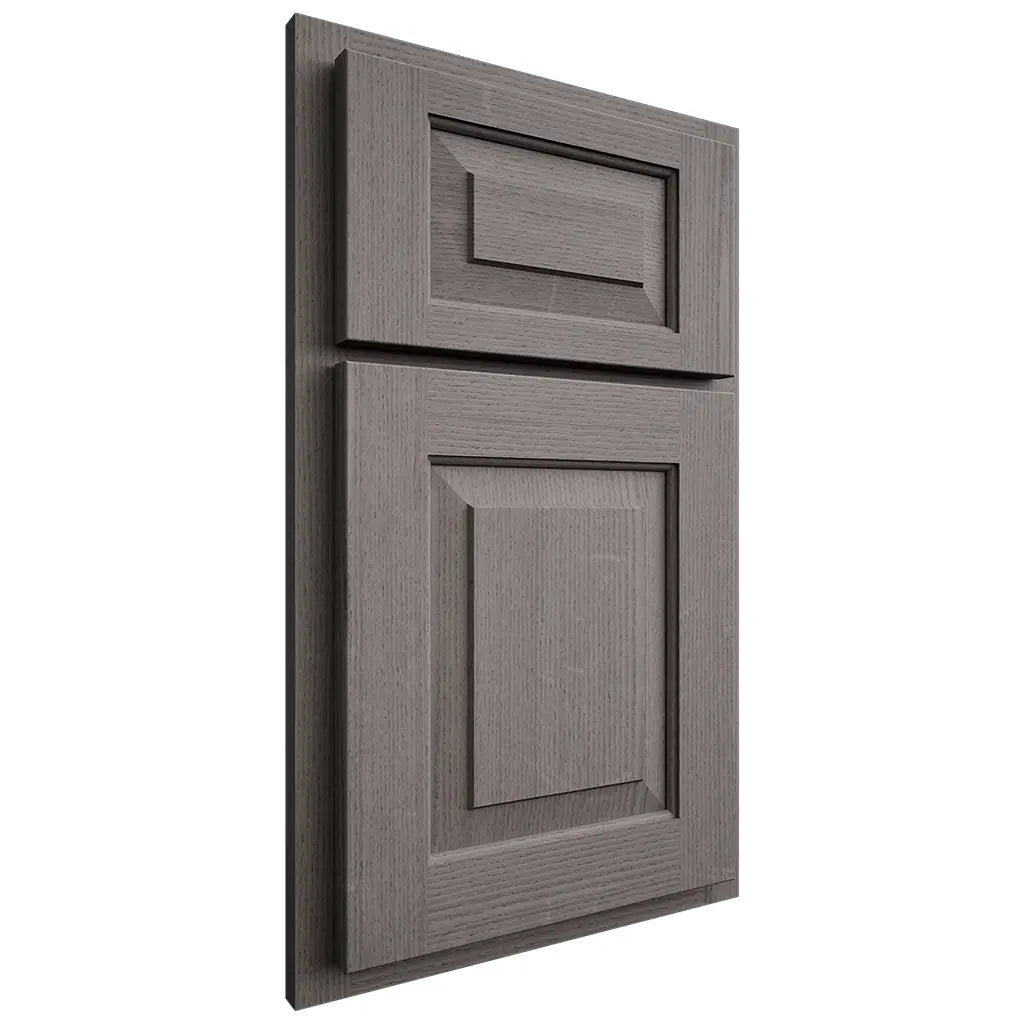 Shiloh Cabinetry Partial Overlay Richmond White Oak Quarter Sawn Flagstone Door