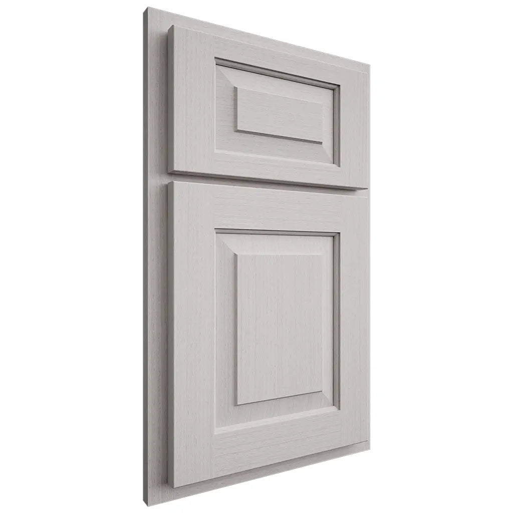 Shiloh Cabinetry Partial Overlay Richmond White Oak Rift Cut Cotton Door