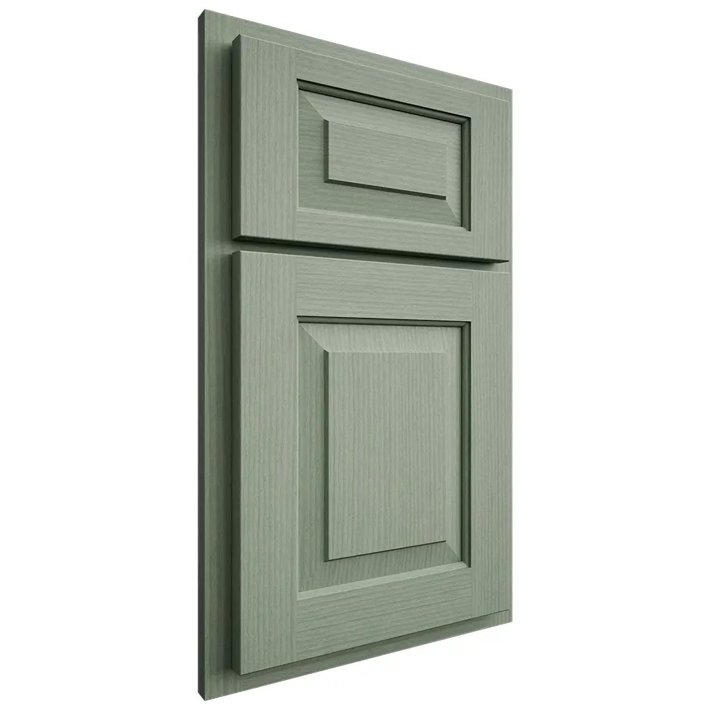 Shiloh Cabinetry Partial Overlay Richmond White Oak Rift Cut Moss Door