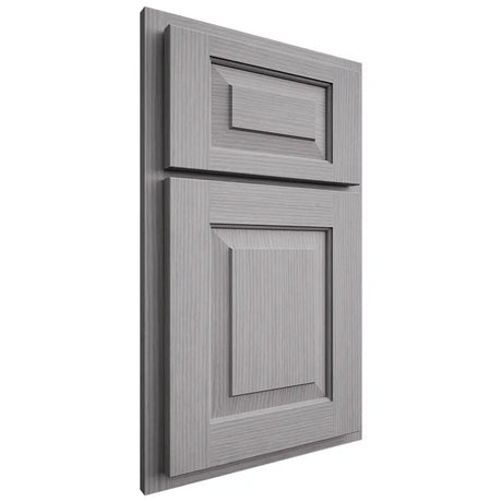Shiloh Cabinetry Partial Overlay Richmond White Oak Rift Cut Stratus Door