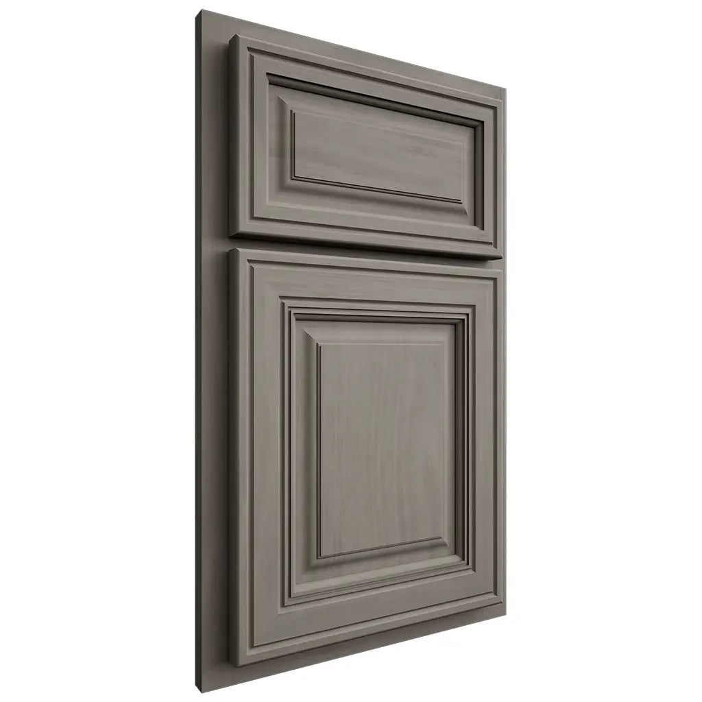 Shiloh Cabinetry Partial Overlay Savannah Cherry Plain Cut Thyme Door