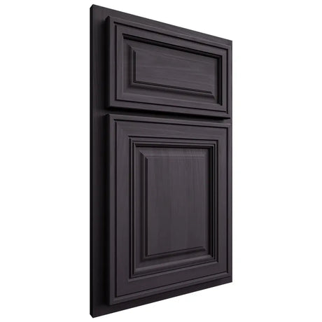Shiloh Cabinetry Partial Overlay Savannah Hickory Plain Cut Harbor Door