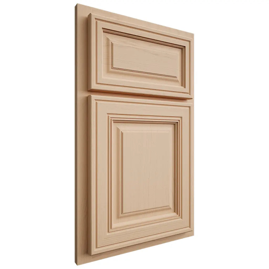 Shiloh Cabinetry Partial Overlay Savannah Maple Plain Cut Natural Door